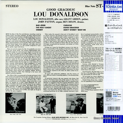 DONALDSON, LOU good gracious! BN4125