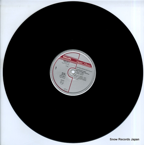 ZWEDEN, JAAP VAN mendelssohn; concerto for violin, piano & strings 420272-1