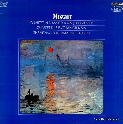 󡦥եϡˡͽ mozart; quartet in d major & b flat major STS15116