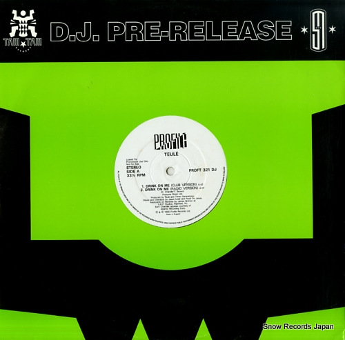 TEULE drink on me PROFT321DJ - front cover