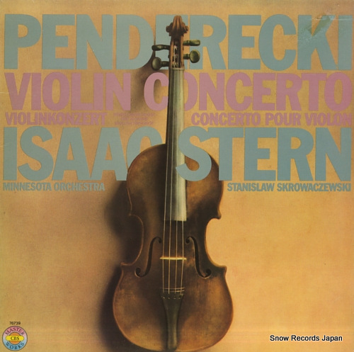 STERN, ISAAC penderecki; violin concerto(1976) 76739