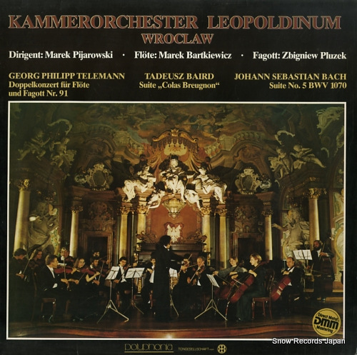 PIJAROWSKI, MAREK telemann; doppelkonzert fur flote und fagott nr.91 POL63014