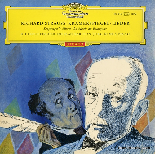 FISCHER-DIESKAU, DIETRICH strauss; kramerspiegel 138916