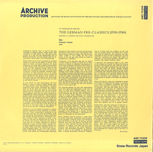 ե꡼ȡ֥å㡼 period; the german pre-classics ARC73259
