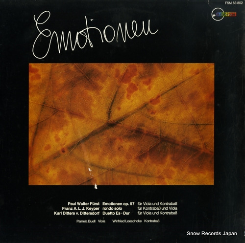 LOESCHCKE, WINFRIED furst; emotionen op.57 FSM63802