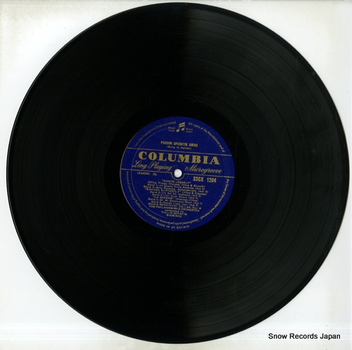 CALLAS, MARIA sings operatic arias by puccini 33CX1204