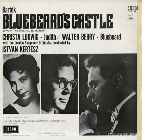 KERTESZ, ISTVAN bartok; bluebeard's castle SET311