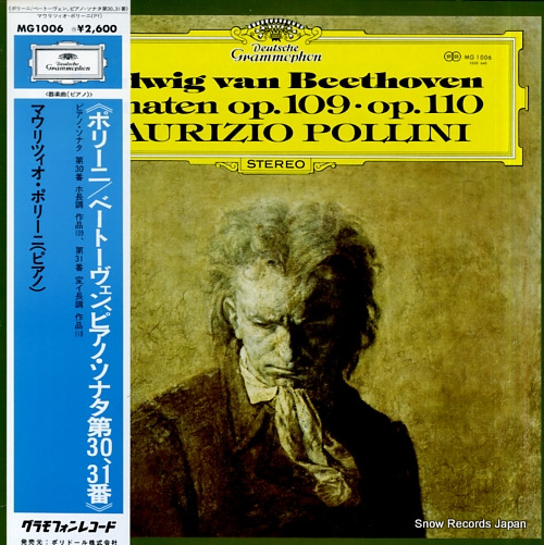 POLLINI, MAURIZIO beethoven; klaviersonate nr.30, nr.31 MG1006