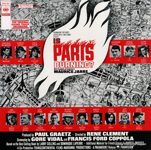 JARRE, MAURICE is paris burning? 25AP807