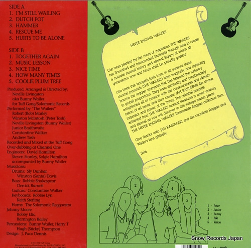 WAILERS, THE never ending wailers RAS3501