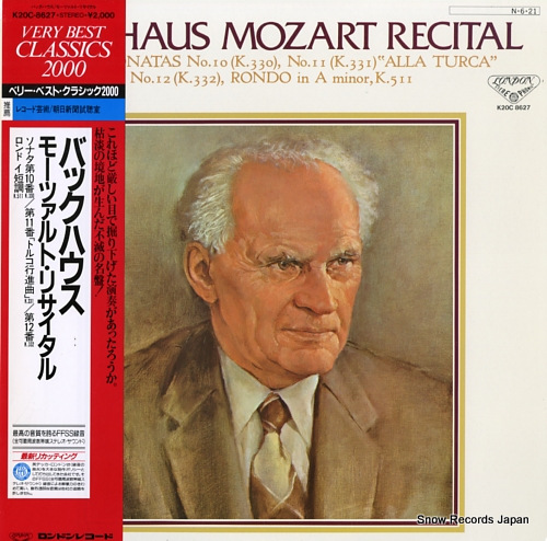 BACKHAUS, WILHELM backhaus mozart recital K20C-8627
