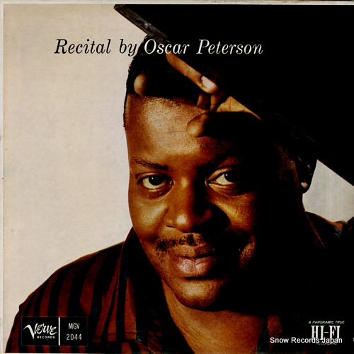 PETERSON, OSCAR recital by oscar peterson MGV-2044