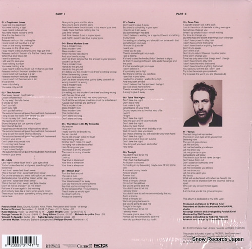 KRIEF, PATRICK dovetale INDLP027