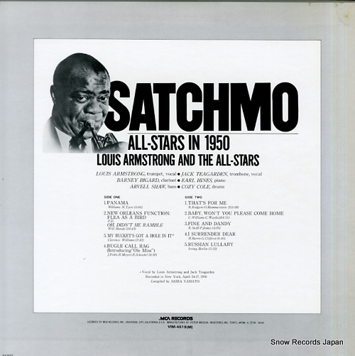 ARMSTRONG, LOUIS satchimo all-stars in 1950 VIM-4619(M)