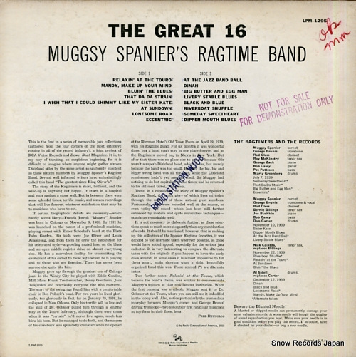 SPANIER, MUGGSY the great 16 LPM-1295