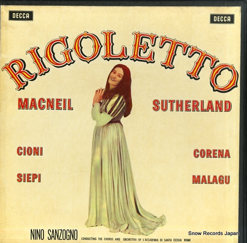 SANZOGNO, NINO verdi; rigoletto SET224