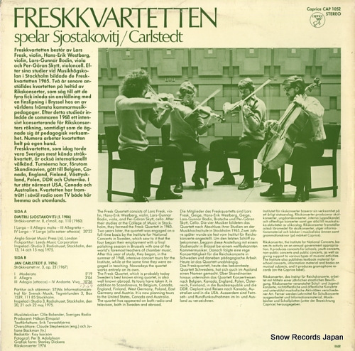 FRESKKVARTETTEN freskkvartetten CAP1052