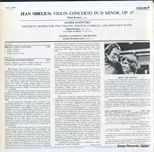 ɥ󡦥졼 sibelius; violin concerto in d minor op.47 VSD.71255