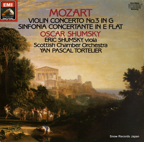 SHUMSKY, ERIC mozart; violin concerto no.3 in g EL2703551