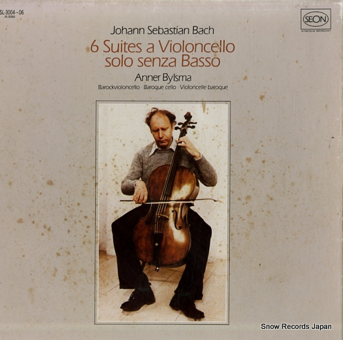 BYLSMA, ANNER johann sebastian bach; 6 suites a violoncello solo senza basso RSL-3004