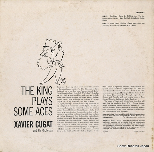 CUGAT, XAVIER the king plays some aces LSP-1882