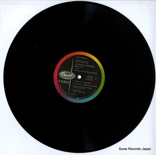 BEECHAM, THOMAS schubert; symphonies no.3 and no.5 SG7212