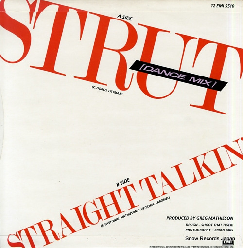 ʡȥ strut (dance mix) 12EMI5510