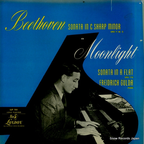 GULDA, FRIEDRICH beethoven; sonata in c sharp minor 