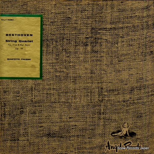 QUARTETTO ITALIANO beethoven; string quartet no.13 ANG.35064