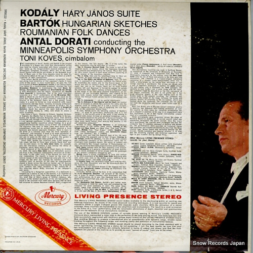 DORATI, ANTAL kodaly; hary janos suite SR90132