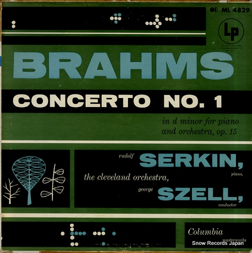 SERKIN, RUDOLF brahms; concerto no.1 ML4829