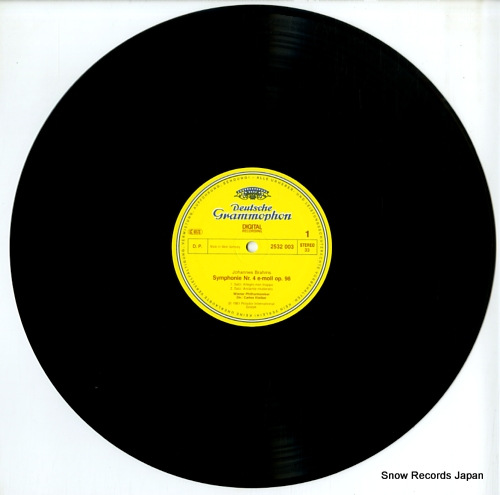 KLEIBER, CARLOS brahms; symphonie no.4 2532003