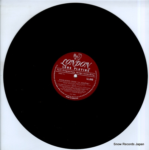 EREDE, ALBERTO puccini; la boheme highlights LL649
