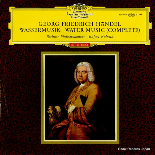 KUBELIK, RAFAEL handel; water music (complete) SLPM138799