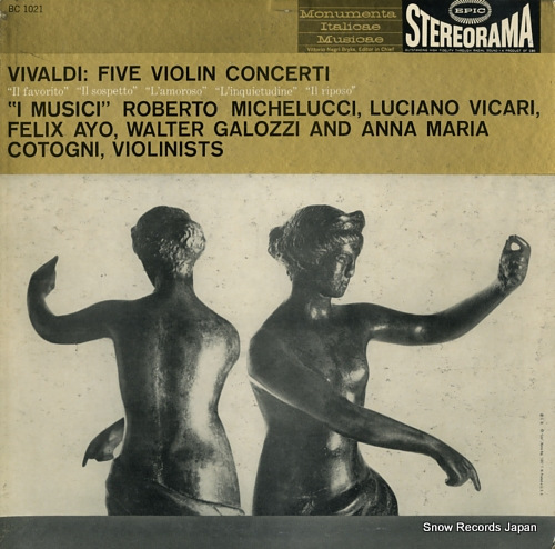 I MUSICI vivaldi; five violin concerti BC1021