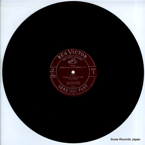 TOSCANINI, ARTURO beethoven; symphonies nos.1 and 9 LM-6009