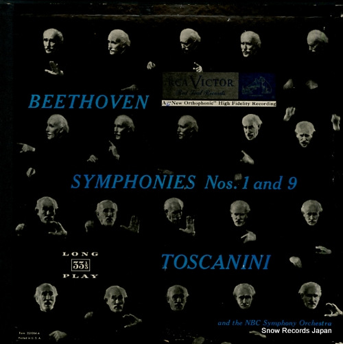 TOSCANINI, ARTURO beethoven; symphonies nos.1 and 9 LM-6009