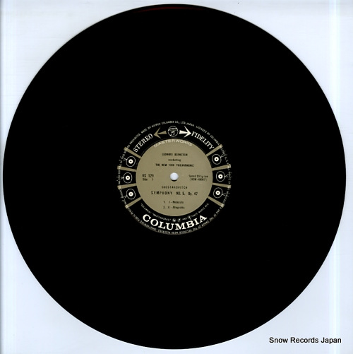 BERNSTEIN, LEONARD shostakovitch; symphony no.5 op.47 RS-129