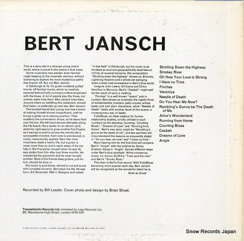 Сȡ󥷥 bert jansch YS-7016-LA