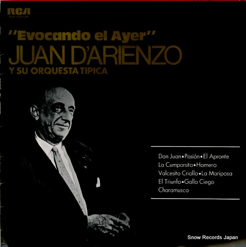 D'ARIENZO, JUAN evocando el ayer RGP-1031(M)