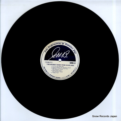 ȥࡦ֥饦 tom brown's band from dixieland GHB-3