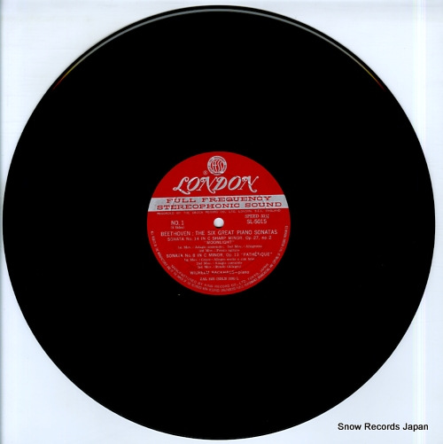 BACKHAUS, WILHELM beethoven; the six great piano sonatas SL5015
