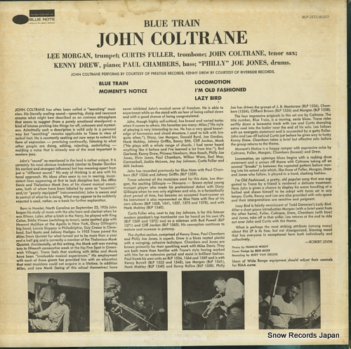COLTRANE, JOHN blue train BST-81577
