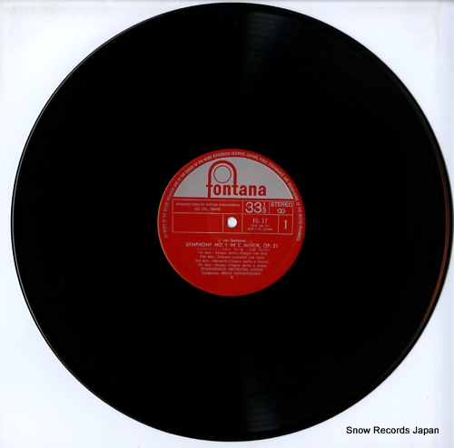 KONWITSCHNY, FRANZ beethoven; symphony no.1 & no.2 FG-17