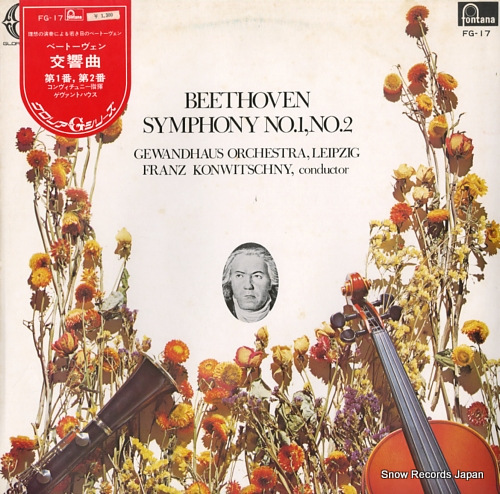 KONWITSCHNY, FRANZ beethoven; symphony no.1 & no.2 FG-17