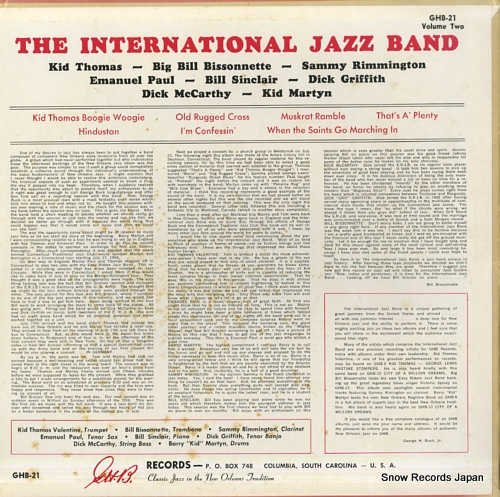󥿡ʥʥ롦㥺Х the international jazz band GHB-21