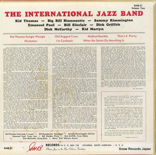 󥿡ʥʥ롦㥺Х the international jazz band GHB-21