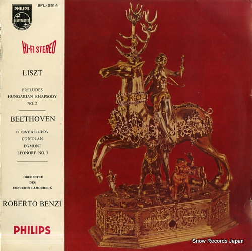 BENZI, ROBERTO liszt; preludes, hungarian rhapsody no.2 SFL-5514