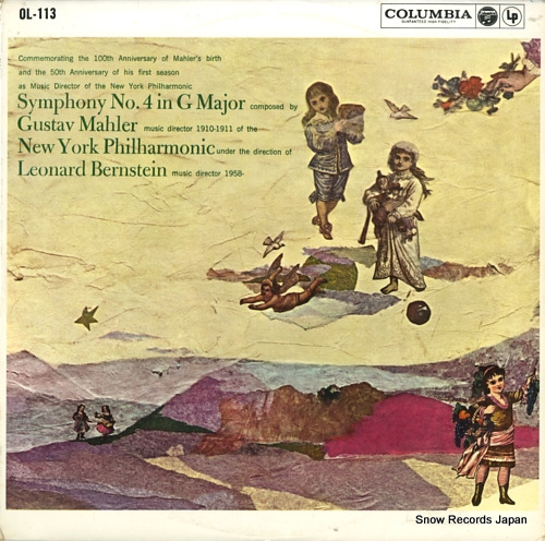 BERNSTEIN, LEONARD mahler; symphony no.4 in g major OL-113