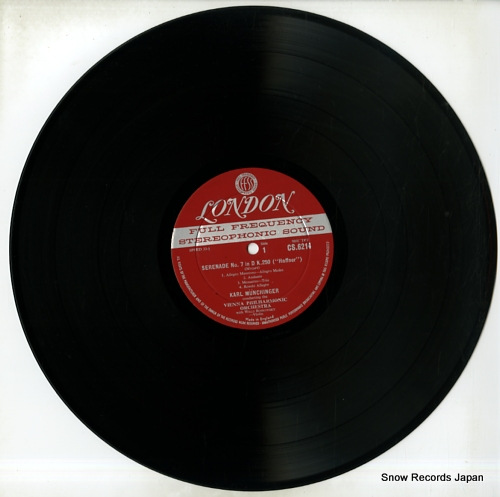 MUNCHINGER, KARL mozart; serenade no.7 